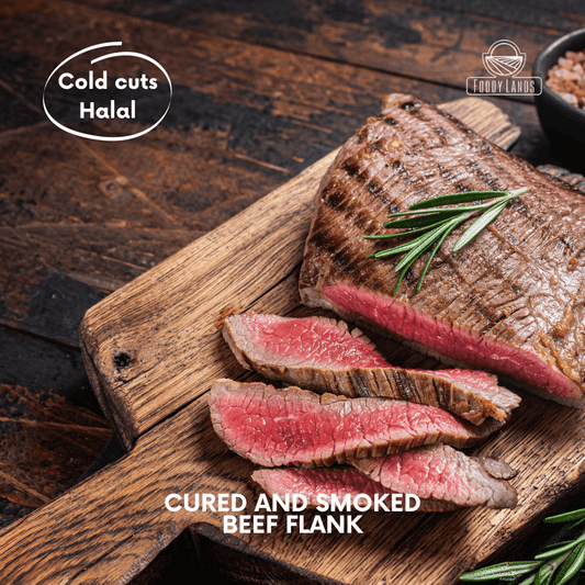 CURED AND SMOKED BEEF FLANK