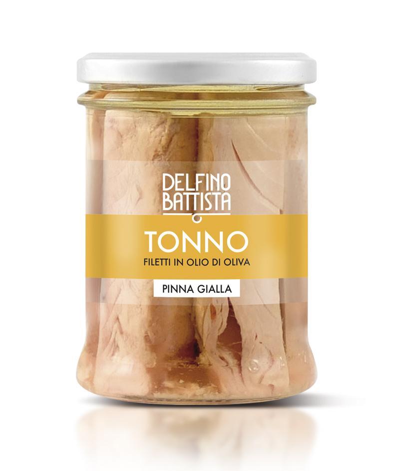 FORMATI STD FILETTI DI TONNO IN OLIO D'OLIVA Delfino 212ml
