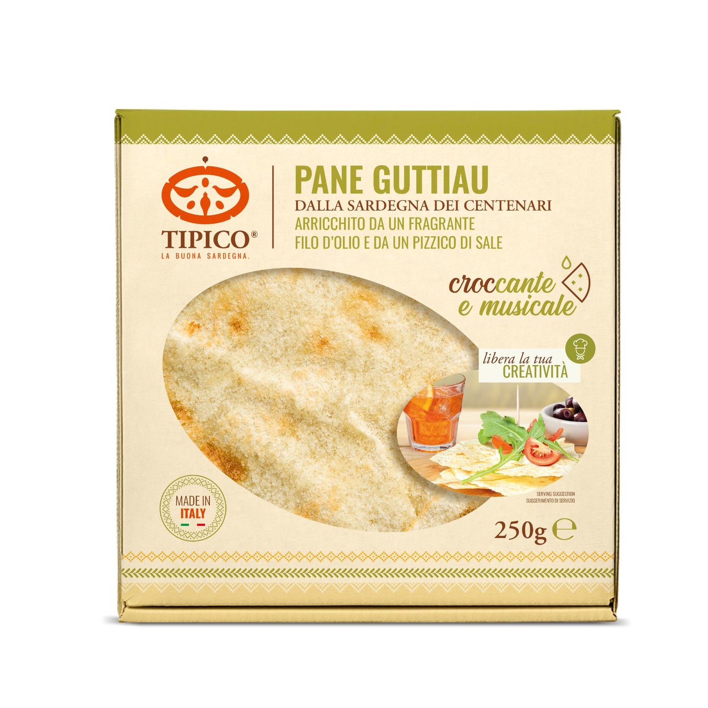 PANE GATTIAU 250 gr