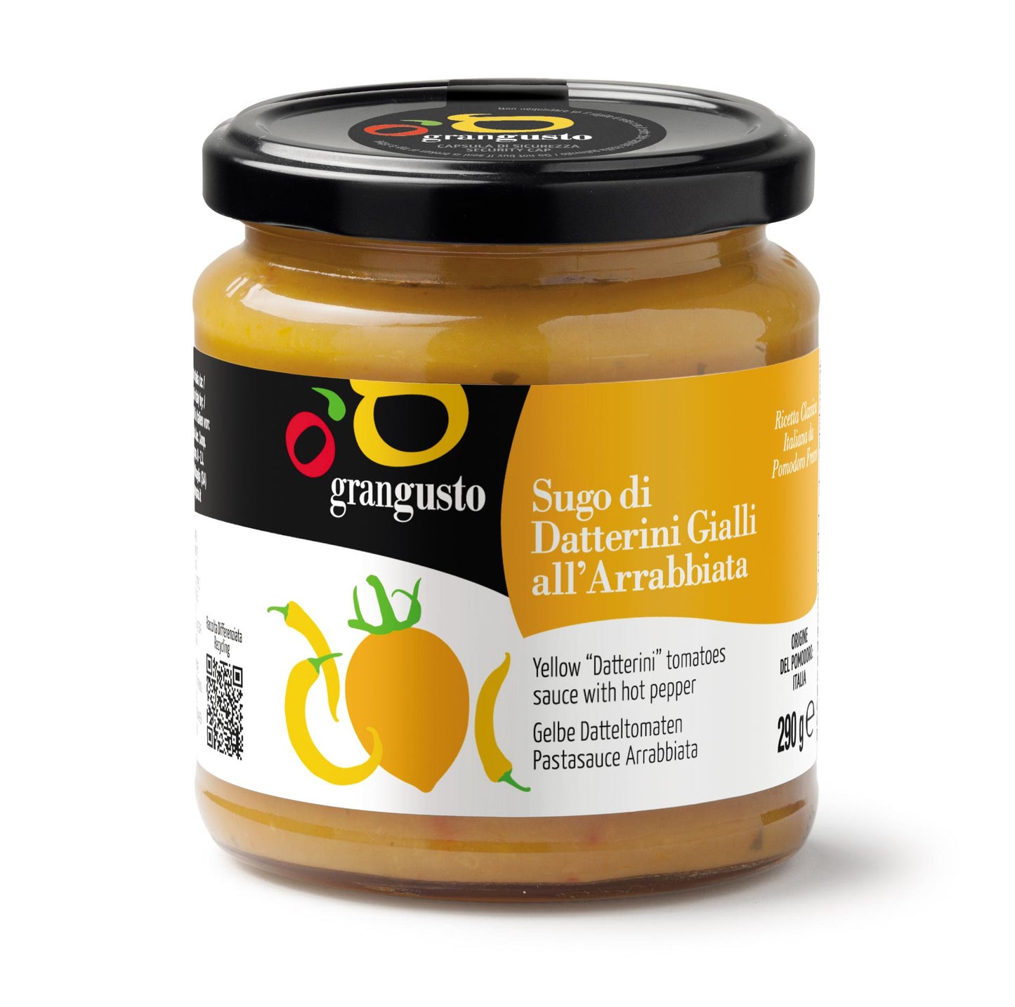 SUGO DATTERINO GIALLO ALL'ARRABBIATA 290gr