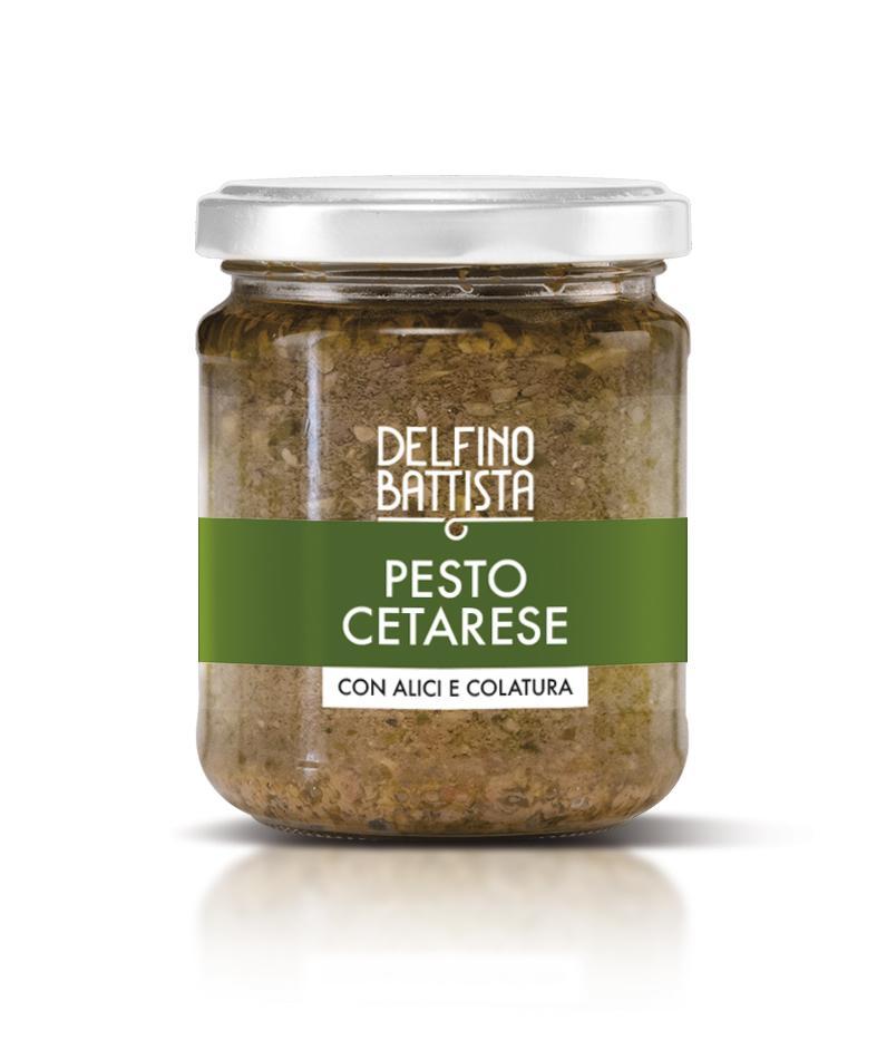 FORMATO STD PESTO CETARESE CON COLATURA DI ALICI Delfino 212ml