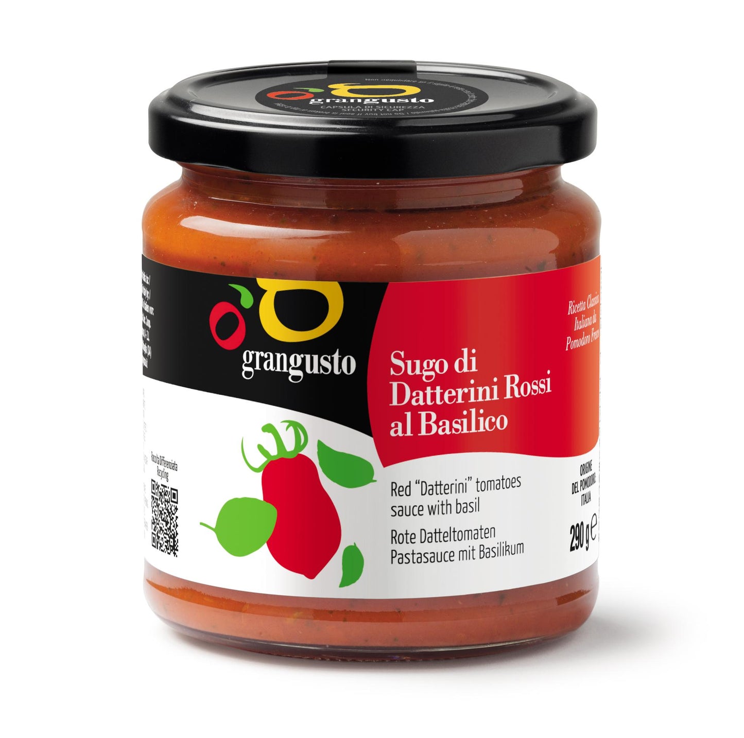 SUGO DATTERINO ROSSO AL BASILICO 290gr
