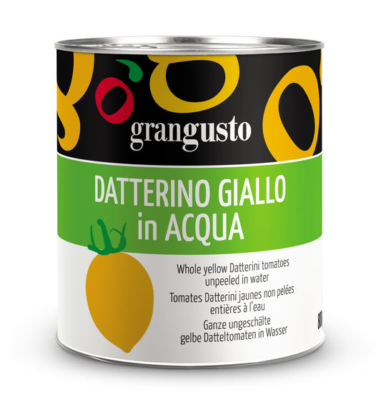 Datterino Giallo in Acqua 800grx6 pcs- GranGusto