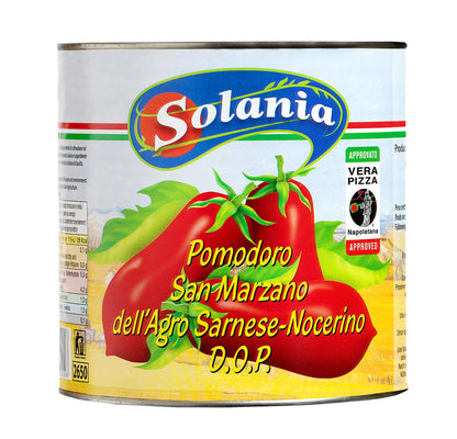 San Marzano Peeled tomatoes 3kgx6 - SOLANIA